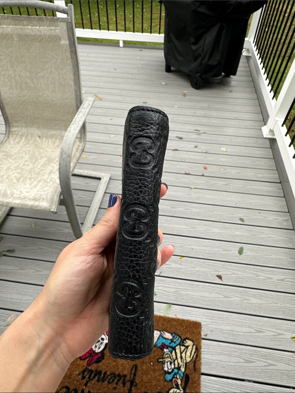 Gucci Black Embossed GG Leather Wallet - Picture 9 of 15